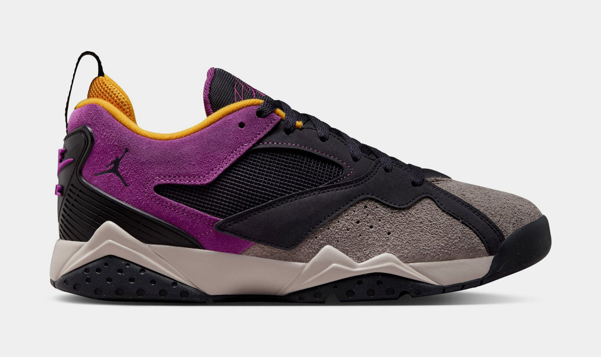 Exclusive Air Jordan MVP 92 Mens Lifestyle Shoes (Oil Grey/Cave Stone/Dark Sulphur/Viotech) — 7 — Front View