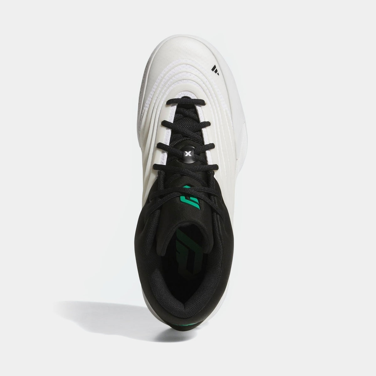 Exclusive Dame 10 Zero Mens Basketball Shoes (Zero Metallic/Core Black/Court Green) — 7 — Side View