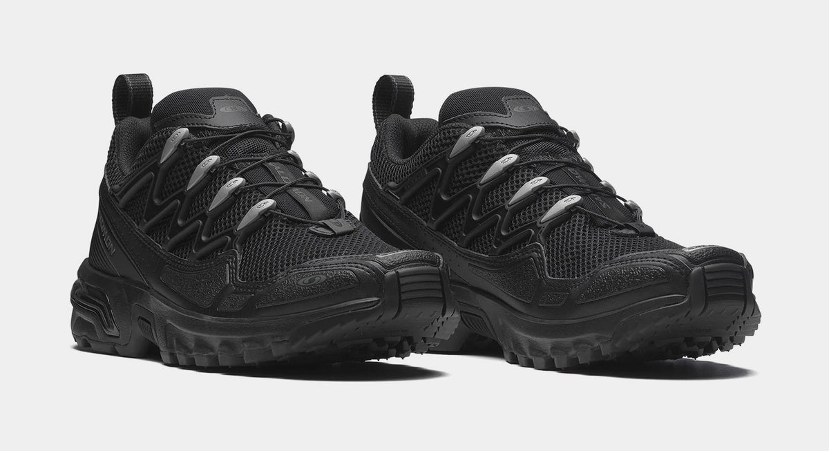 Exclusive ASC + OG Mens Running Shoes (Black/Footwear Silver) — 4 — Back View