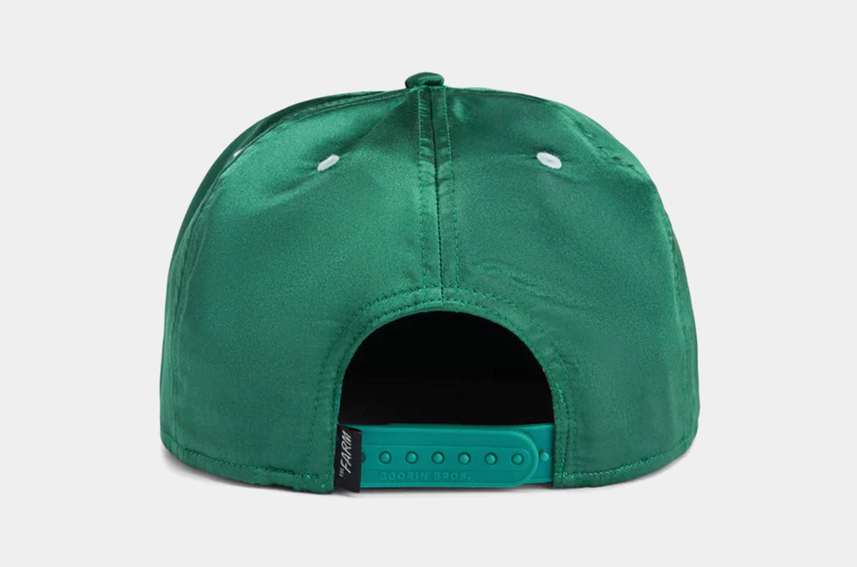 Exclusive Phuket Yolo Trucker Mens Hat (Green/White) — OS — Back View