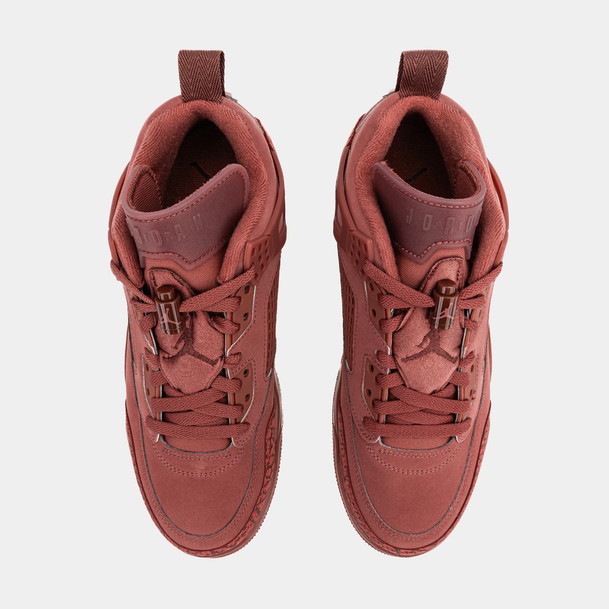 Exclusive Spizike Low Mens Basketball Shoes (Canyon Rust/Dark Pony) — 8 — Side View