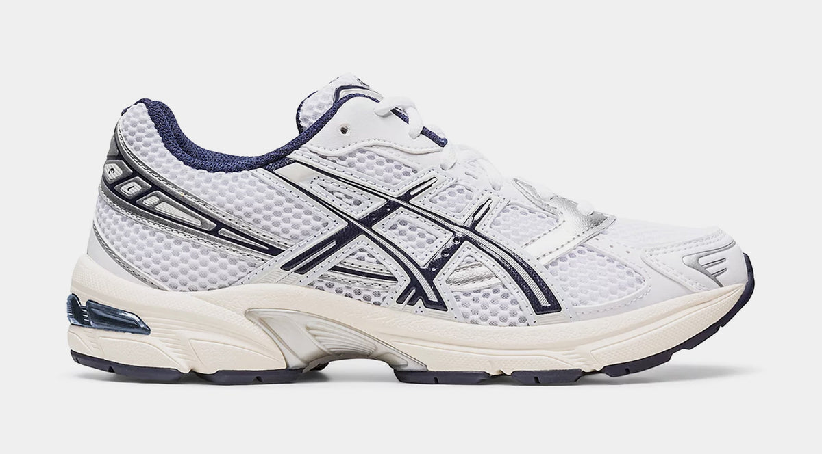 Exclusive Gel 1130 Womens Running Shoes (White/Midnight) — 5 — Front View