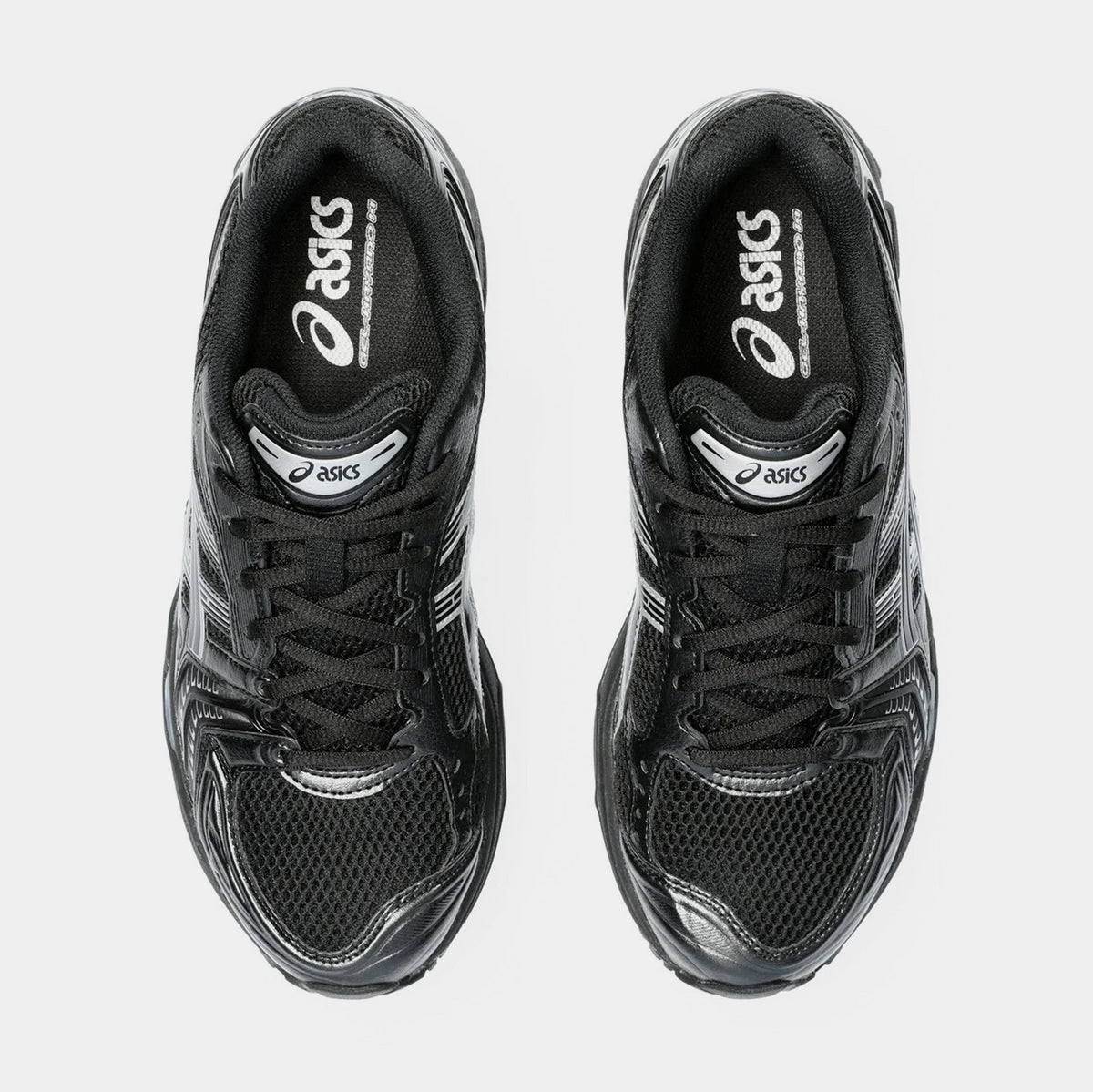 Exclusive Gel Kayano 14 Mens Running Shoes (Black/Pure Silver) — 4 — Side View
