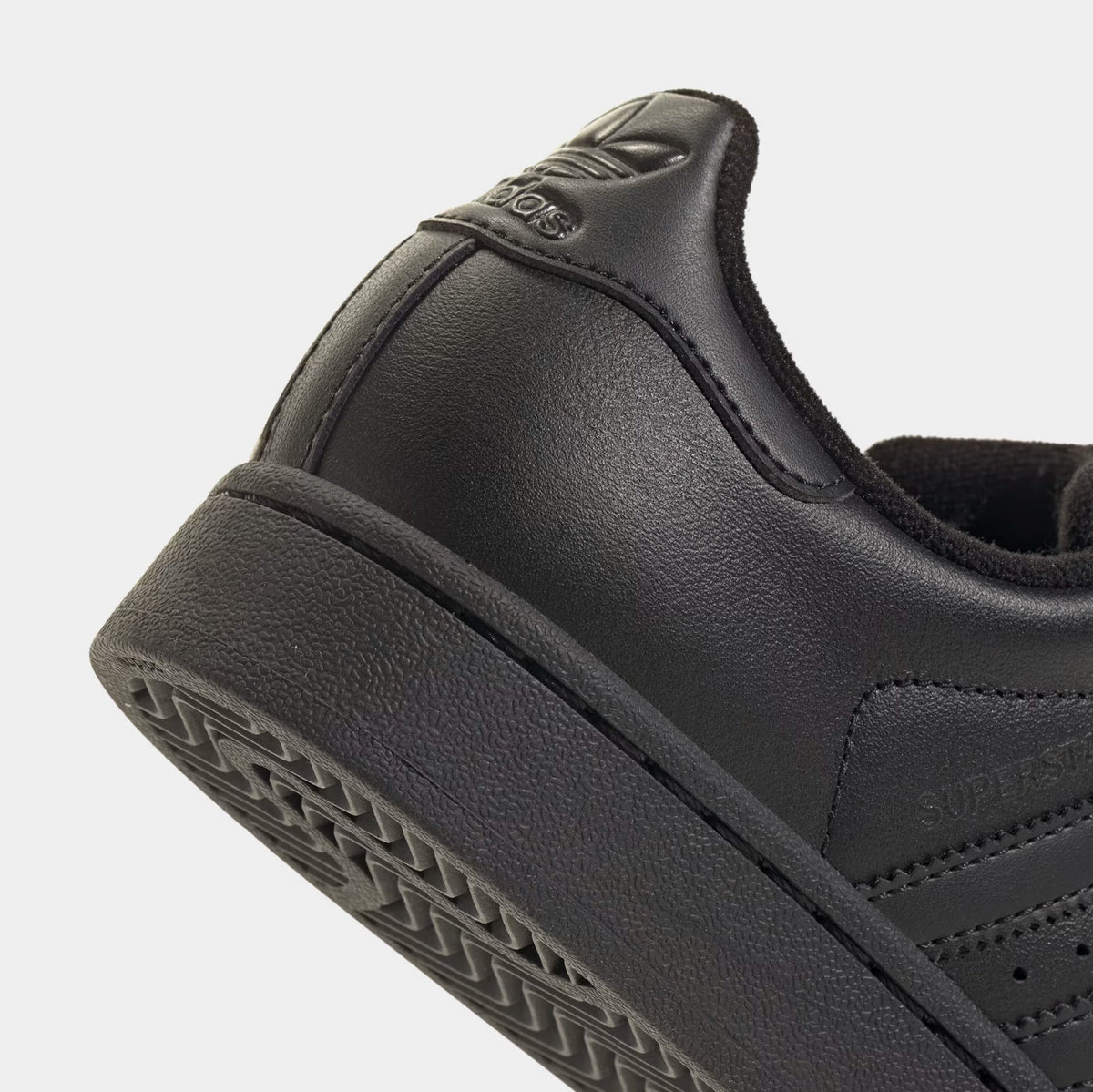 Exclusive Superstar II Grade School Lifestyle Shoes (Black) — 3Y — Detail View