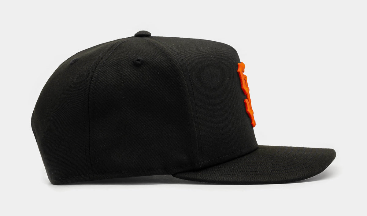 Exclusive Shoe Palace Exclusive San Francisco Giants Curve 950AF Snapback Mens Hat (Black/Orange) — OS — Side View