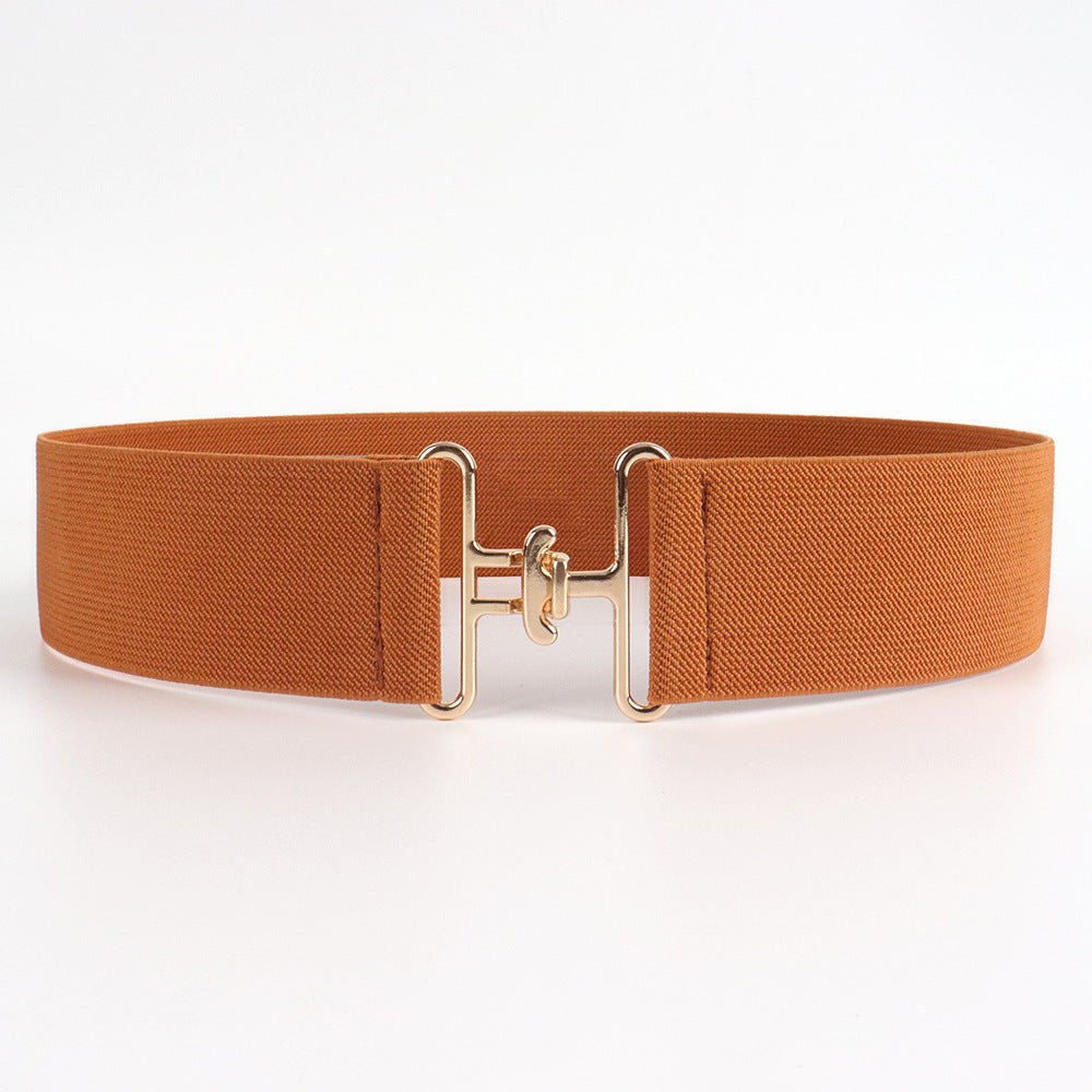 Exclusive Elastic Women's Belt — Khaki — Size 65cm — Alternate View 7