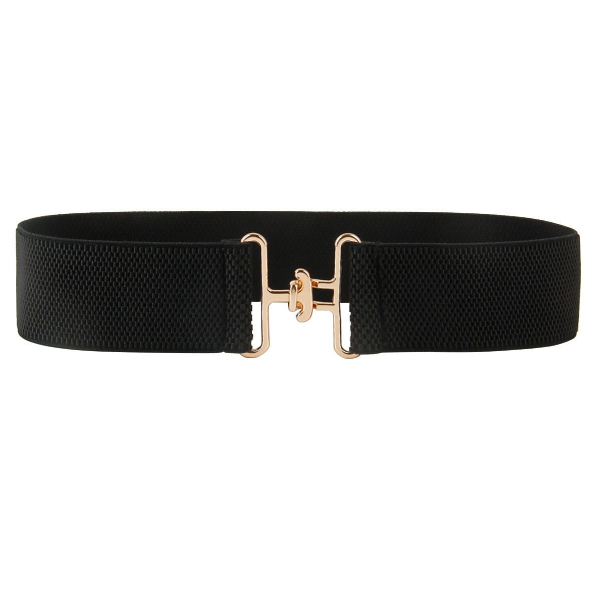Exclusive Elastic Women's Belt — Khaki — Size 65cm — Detail View