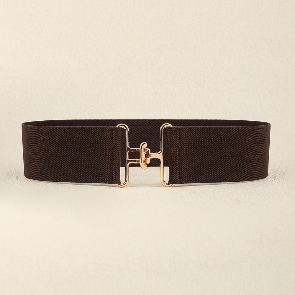 Exclusive Elastic Women's Belt — Khaki — Size 65cm — Alternate View 10