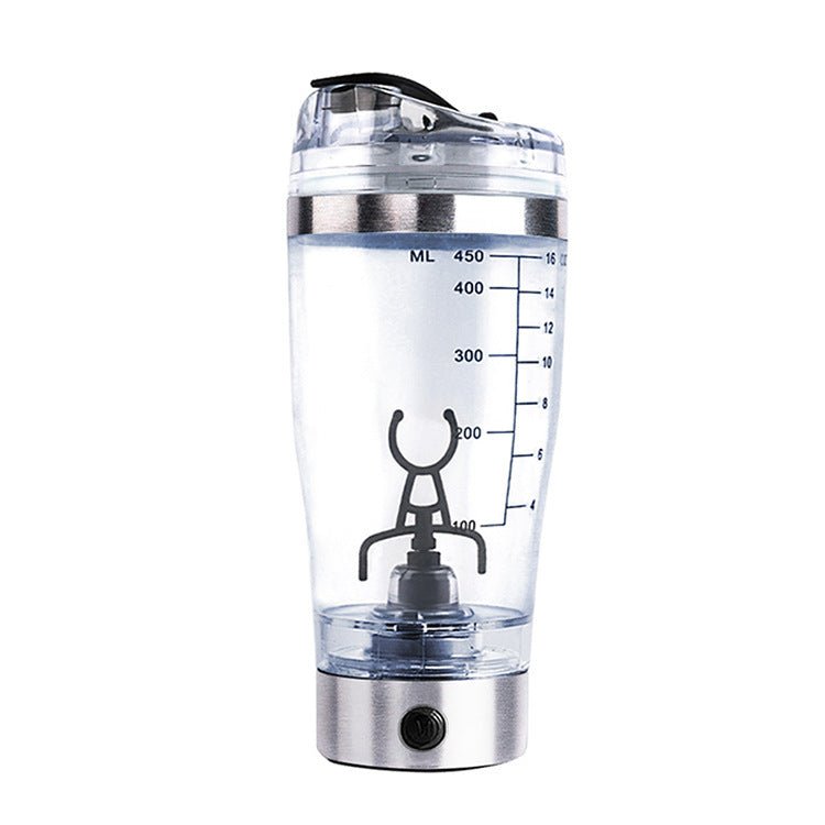 Exclusive Electric Protein Shake Stirrer — White — Size USB — Width 450ml — Top View