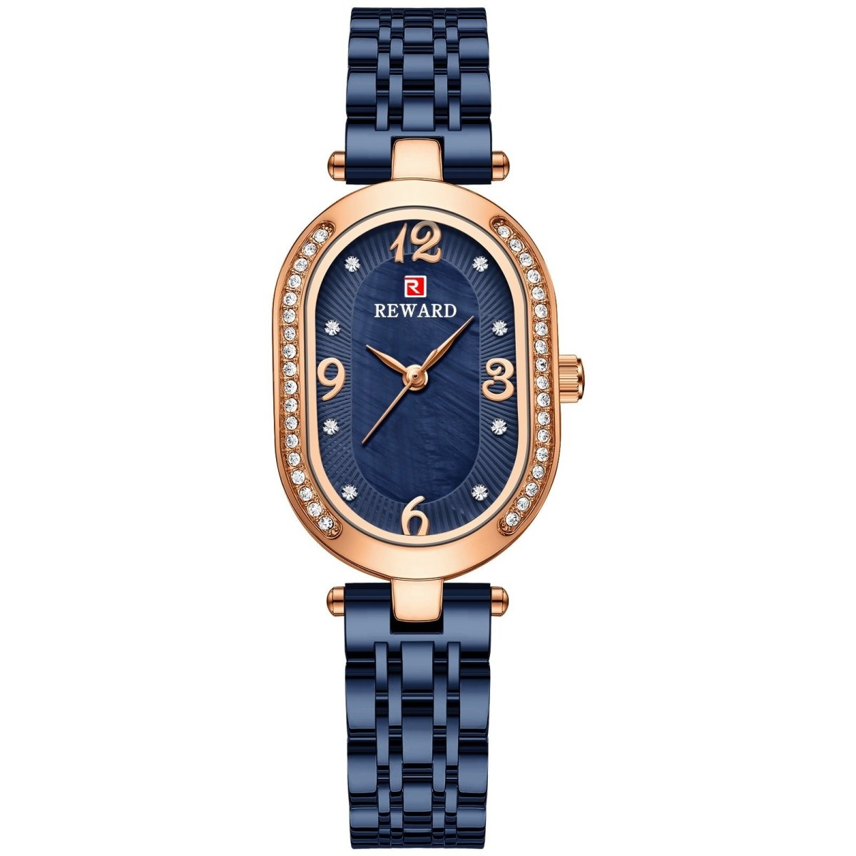 Exclusive Elegant Lady Watch With Diamonds — Gold Shell Gold Surface Gold — Alternate View 8