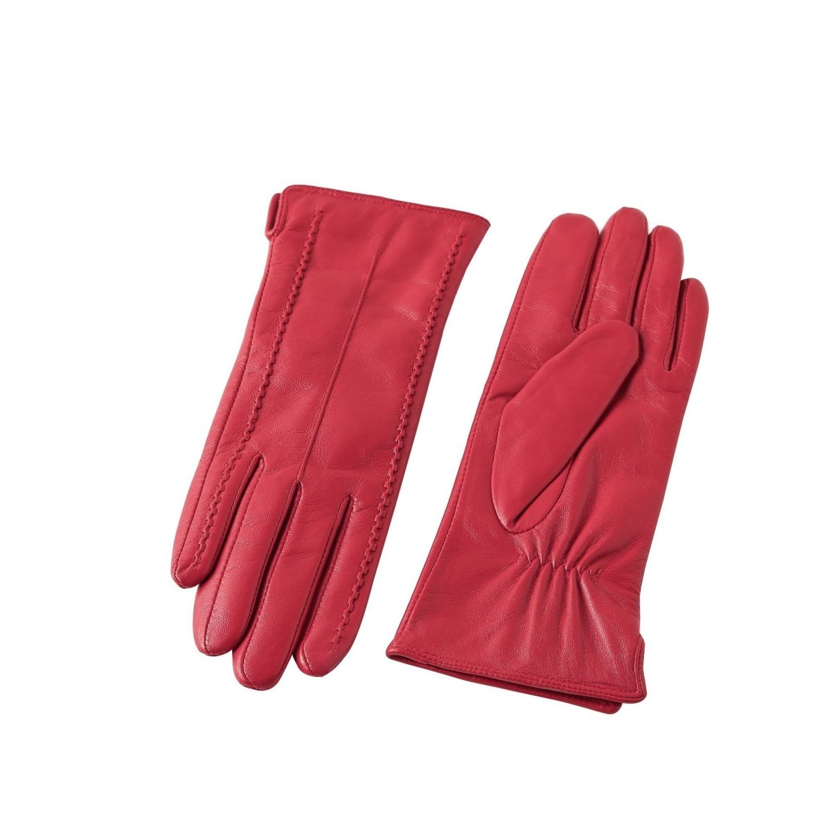 Exclusive European And American Ladies Color Sheepskin Gloves — Black — Size XS — Alternate View 10