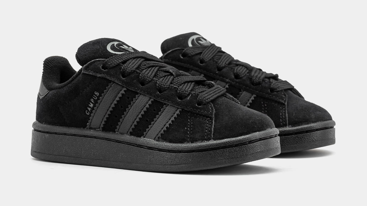 Exclusive Campus 00s Preschool Lifestyle Shoes (Core Black) — 10.5C — Top View