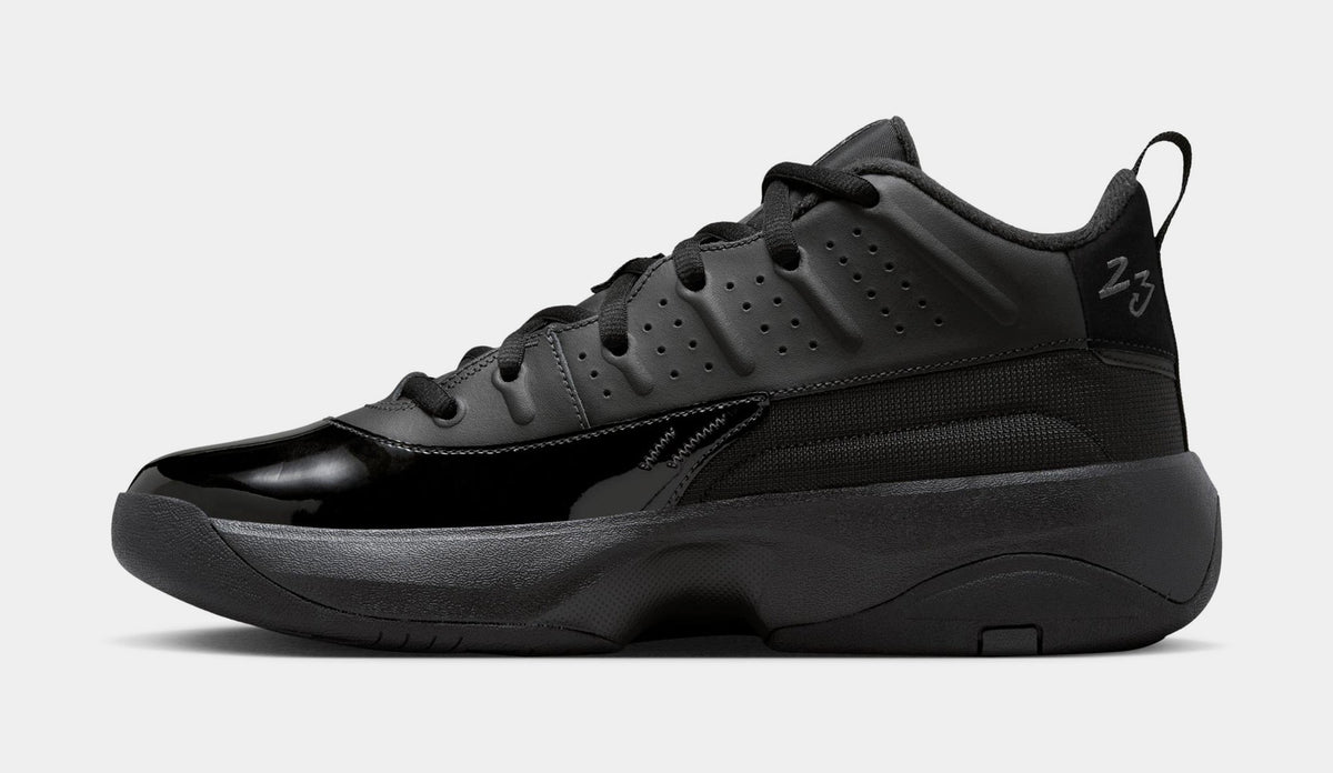 Exclusive Max Aura 7 Mens Lifestyle Shoes (Black/Anthracite) — 7 — Back View
