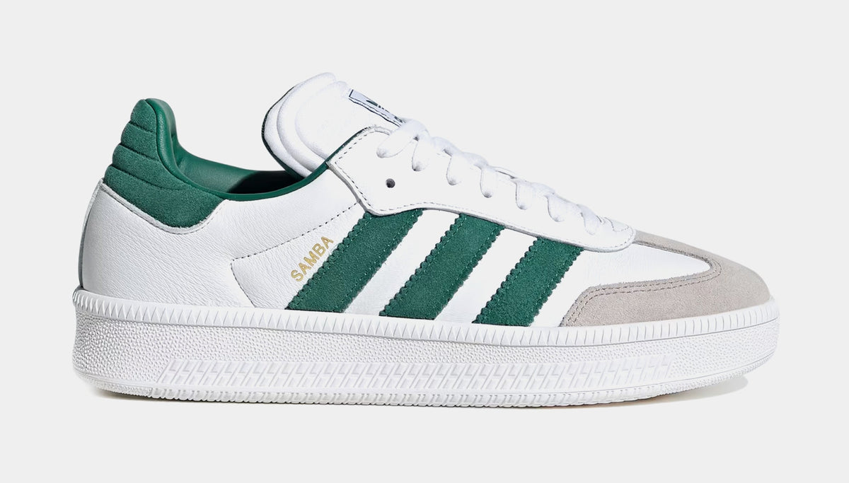 Exclusive Samba XLG Mens Lifestyle Shoes (Cloud White/Collegiate Gren) — 4 — Front View