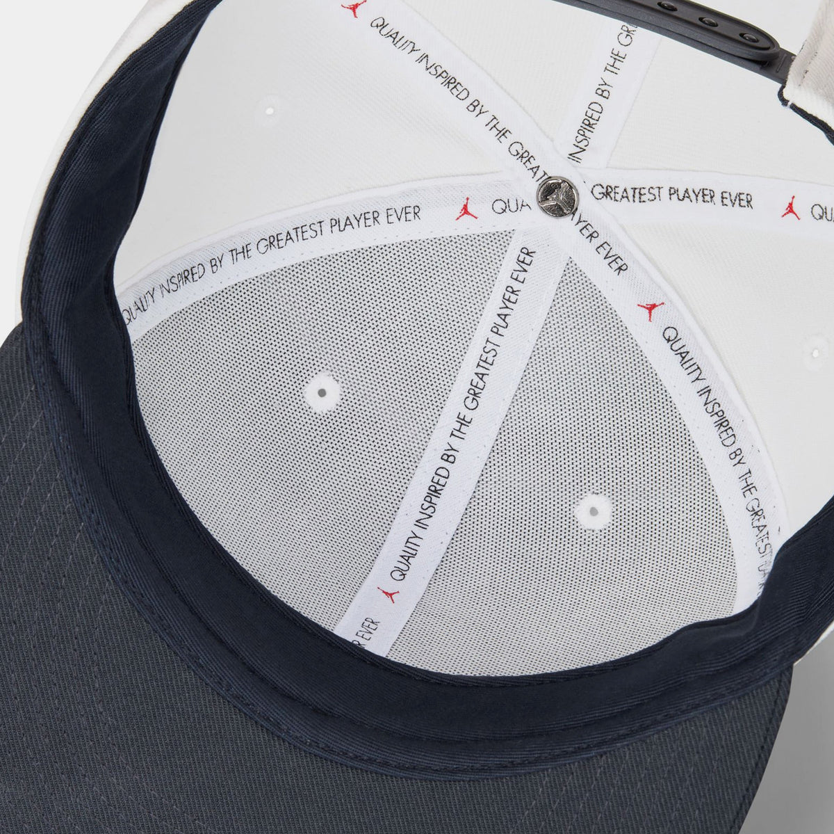 Exclusive Flight MVP Pro Structured Cap Mens Hat (Beige/Black) — S/M — Top View