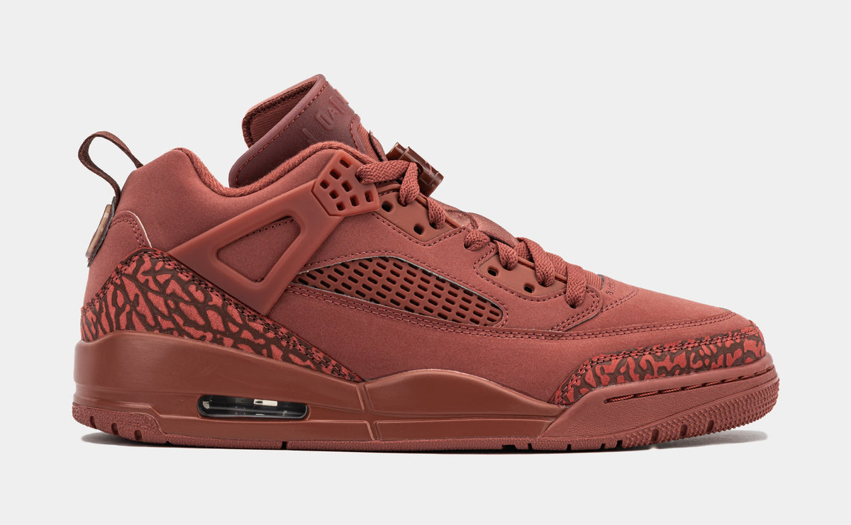 Exclusive Spizike Low Mens Basketball Shoes (Canyon Rust/Dark Pony) — 8 — Front View