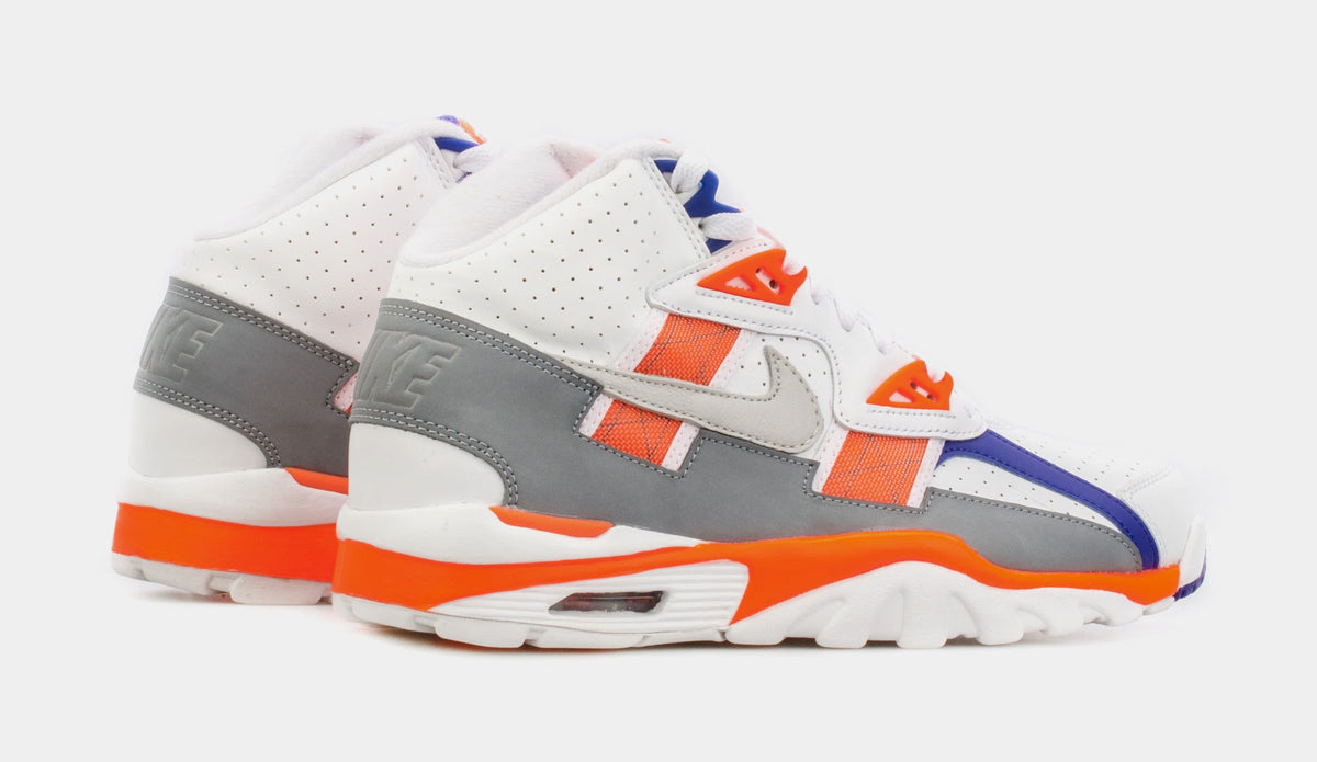 Exclusive Air Trainer SC High Mens Basketball Shoes (Sail/Light Zen Grey/Tart) — 6 — Lifestyle View