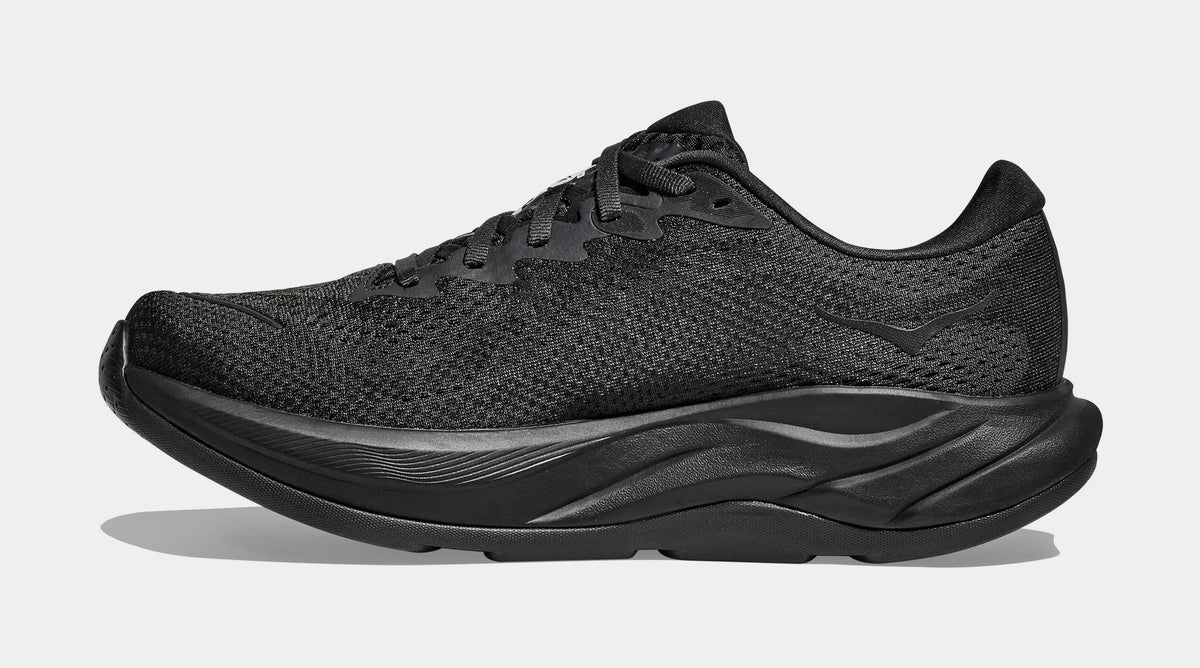 Exclusive Rincon 4 Womens Running Shoes (Black/Black) — 5 — Back View