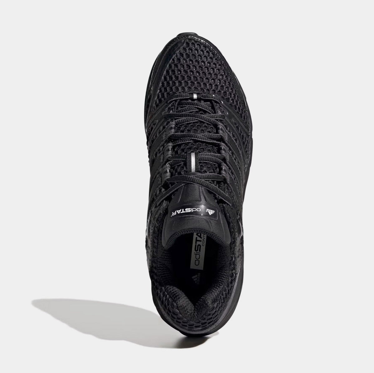 Exclusive Adistar Control 5 Mens Running Shoes (Black/Black) — 4 — Side View