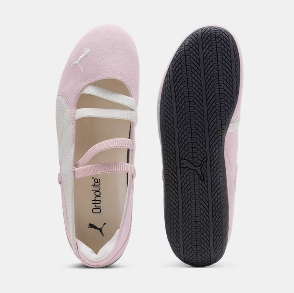 Exclusive Speedcat Ballet Suede Womens Lifestyle Shoes (Whisp Of Pink/Warm White) — 5.5 — Side View