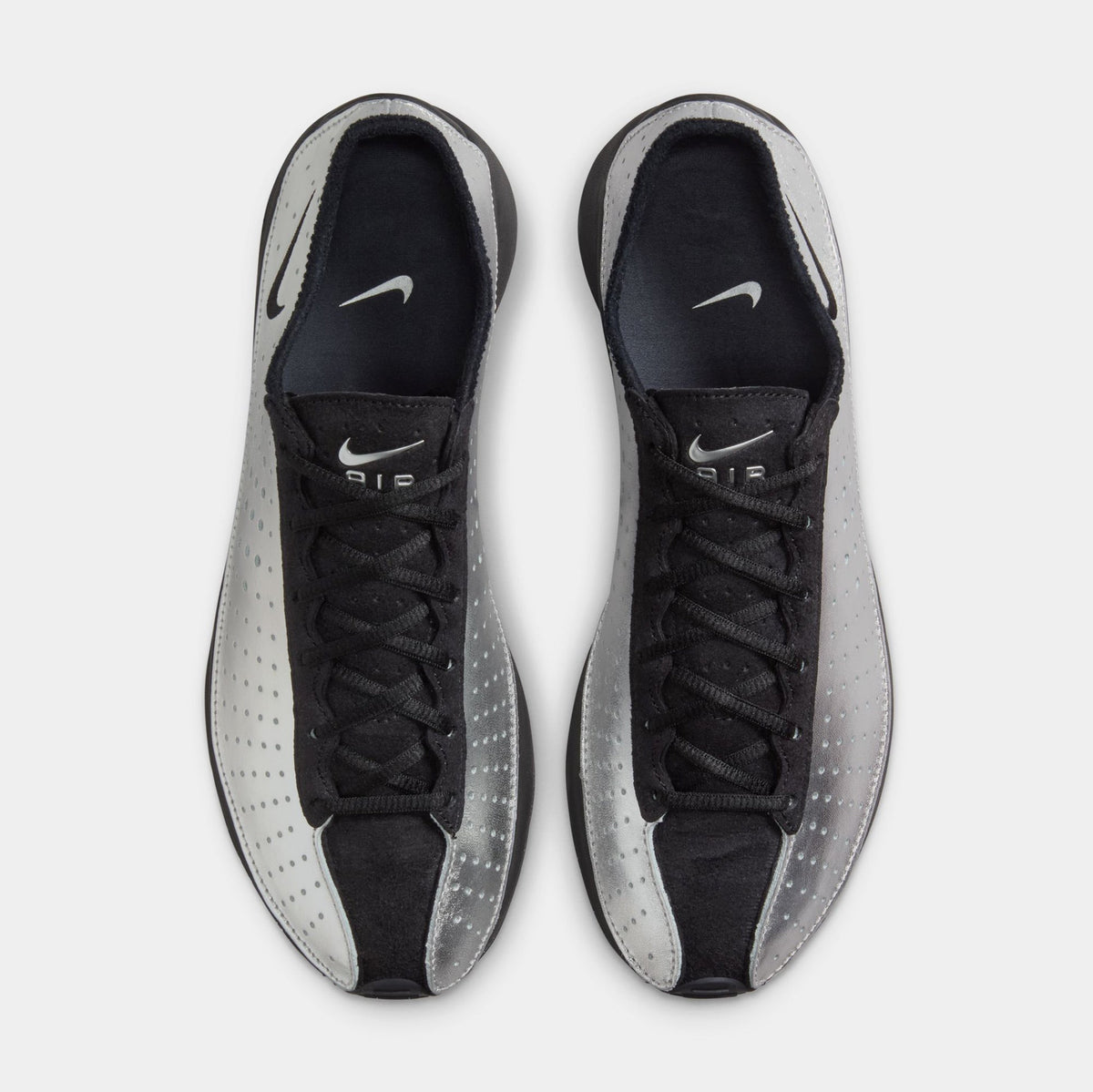 Exclusive Superfly Womens Running Shoes (Metallic Silver/Black/Anthracite Volt) — 5 — Side View