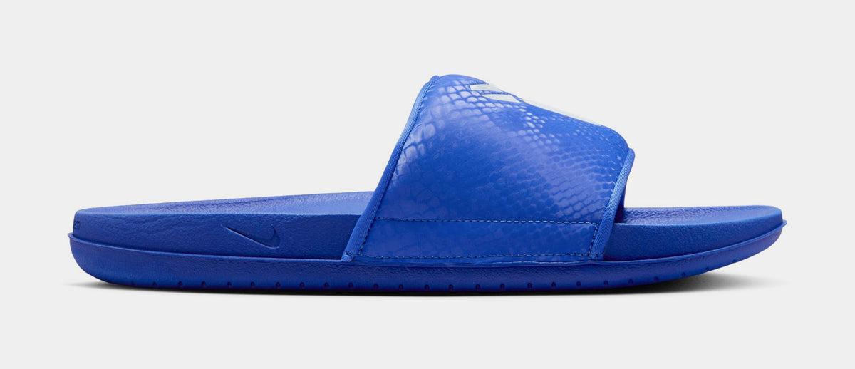 Exclusive Kobe Offcourt Slide Mens Sandals (Hyper Royal/White) — 8 — Front View