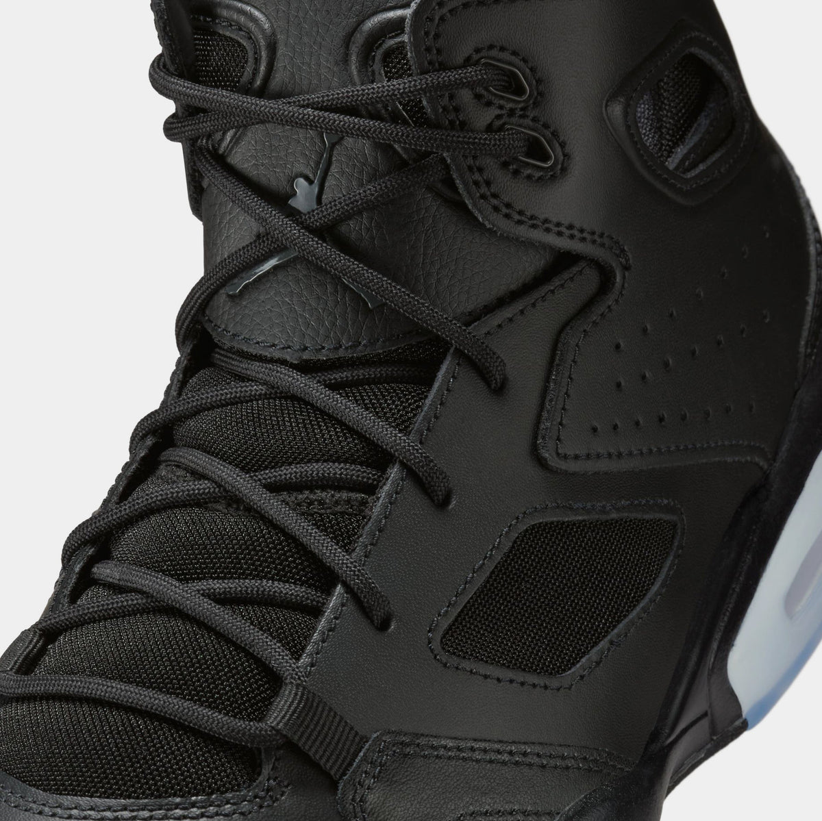 Exclusive Flight Club 91 Mens Basketball Shoes (Black/Blue) — 7 — Detail View