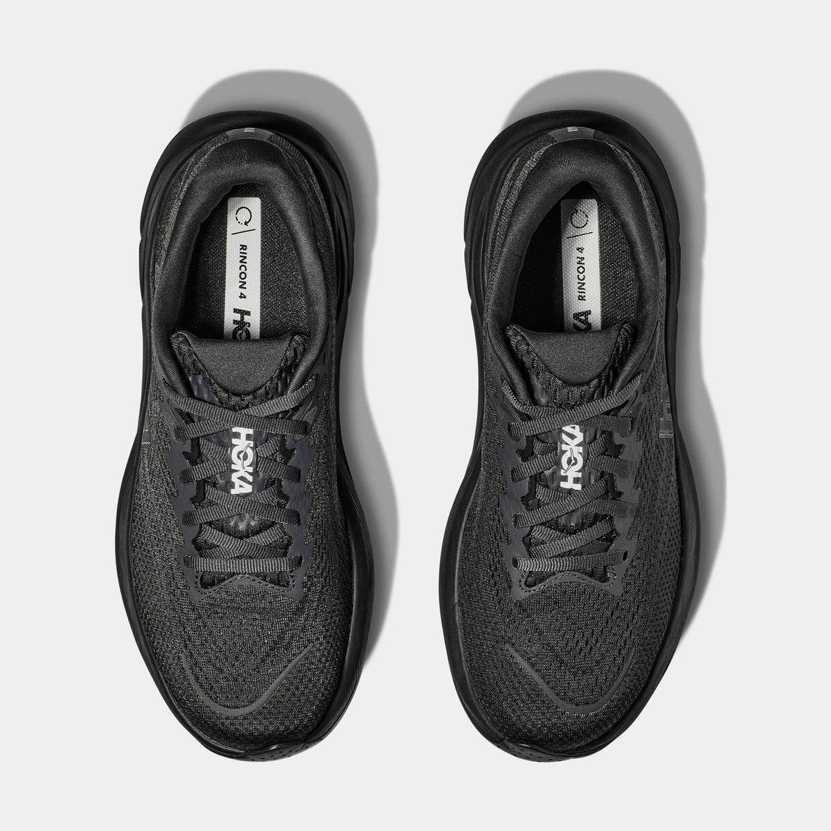 Exclusive Rincon 4 Womens Running Shoes (Black/Black) — 5 — Side View