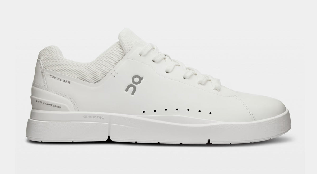 Exclusive The Roger Advantage Mens Running Shoes (White) — 7 — Front View