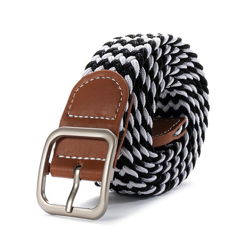 Exclusive Fashion Square Buckle Women's Canvas Belt — Red — Size 105cm — Alternate View 11