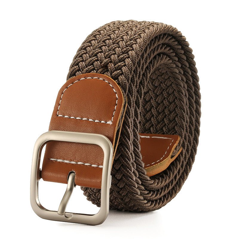 Exclusive Fashion Square Buckle Women's Canvas Belt — Red — Size 105cm — Alternate View 9
