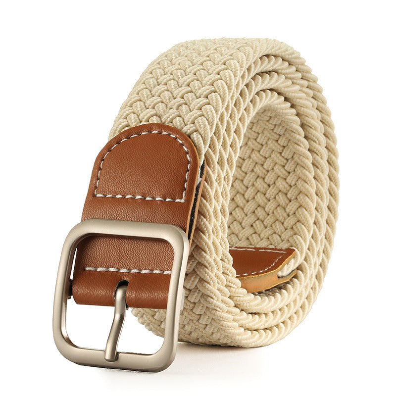Exclusive Fashion Square Buckle Women's Canvas Belt — Red — Size 105cm — Alternate View 8
