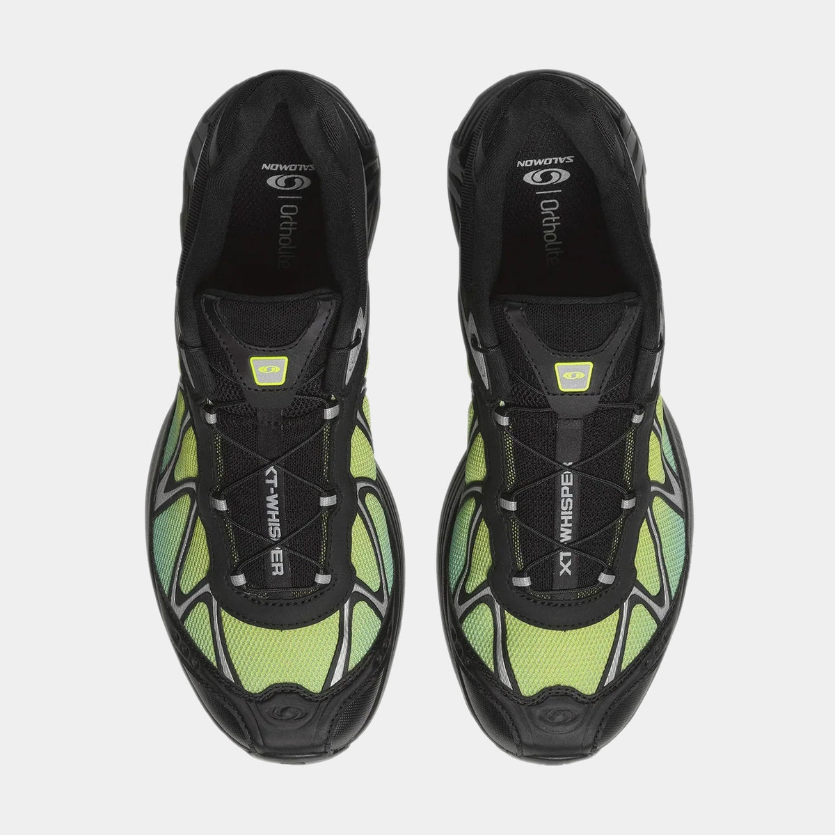Exclusive XT Whisper Mens Running Shoes (Black/Iced Aqua/Footwear Silver) — 4 — Side View
