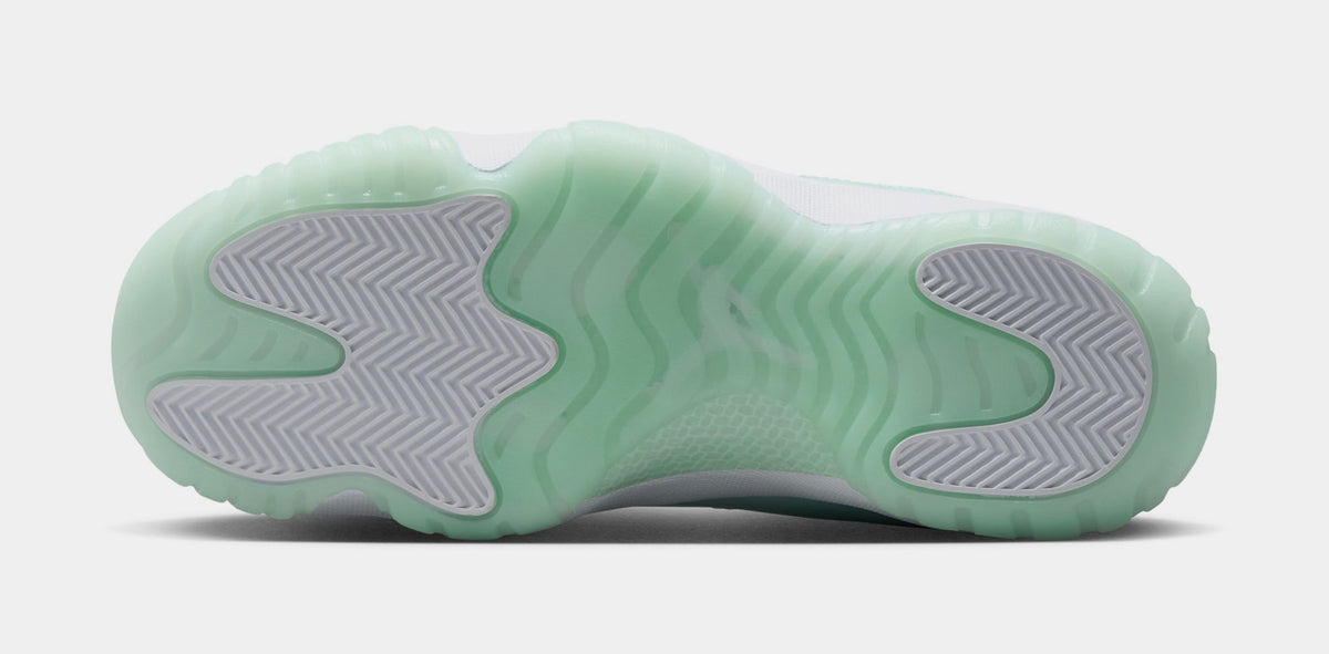 Exclusive Air Jordan 11 Retro Low Igloo Womens Lifestyle Shoes (White/Igloo) — 6 — Top View
