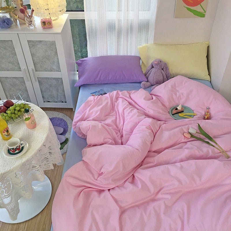 Exclusive Four-piece Mix And Match — CustardB — Size 1.2m bed sheet 3pcs — Alternate View 9