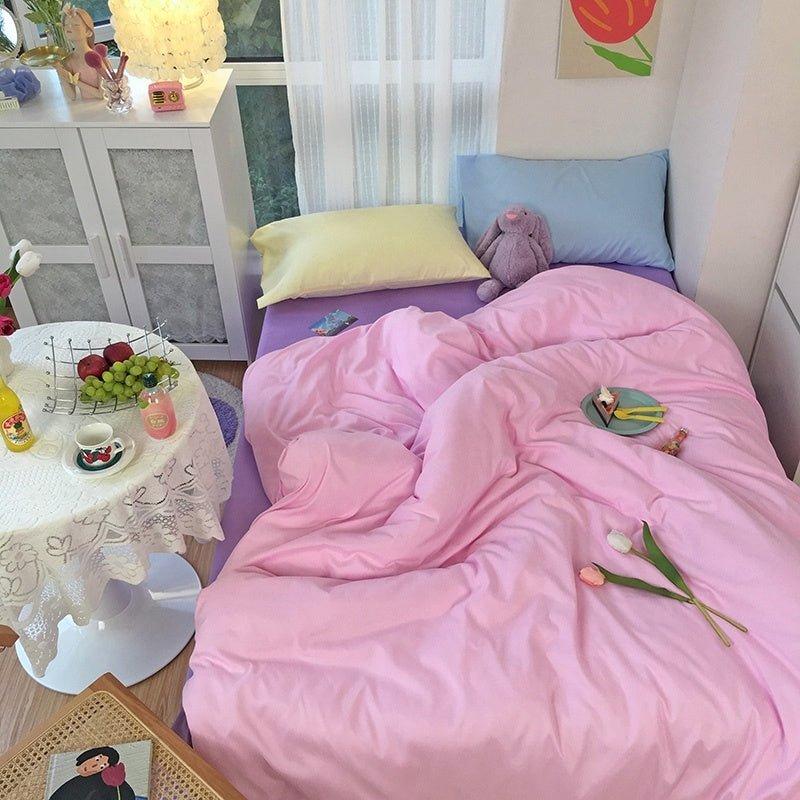 Exclusive Four-piece Mix And Match — CustardB — Size 1.2m bed sheet 3pcs — Alternate View 8