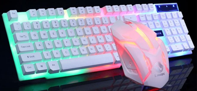 Exclusive Gaming Keyboard Mouse Glowing Set — Black — Alternate View 8