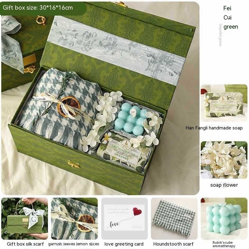 Exclusive Gift For Girlfriend Niche Winter Scarf Gift Box — Style 1 — Alternate View 9