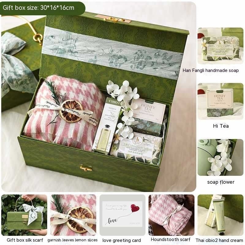 Exclusive Gift For Girlfriend Niche Winter Scarf Gift Box — Style 1 — Alternate View 10