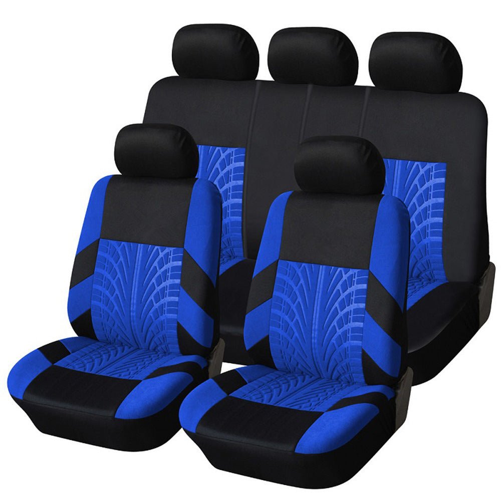Exclusive GM Car Seat Covers — Black A — Lifestyle View