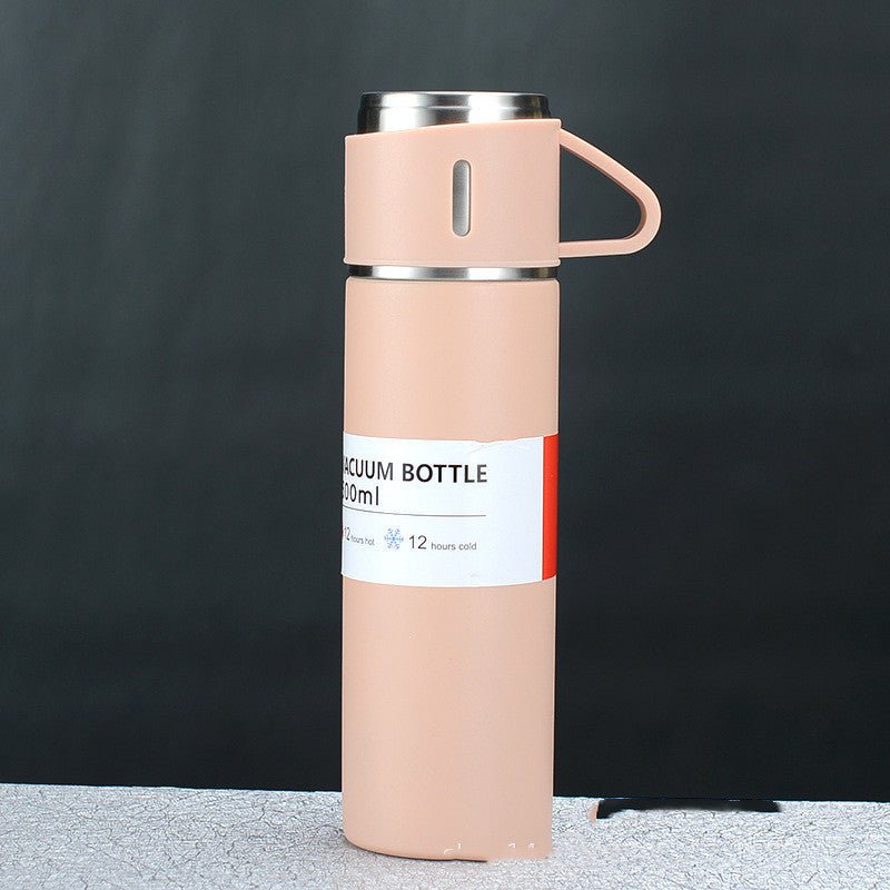 Exclusive Handbag Gift Box Set Gift Vacuum Water Cup — Single cup pink — Detail View