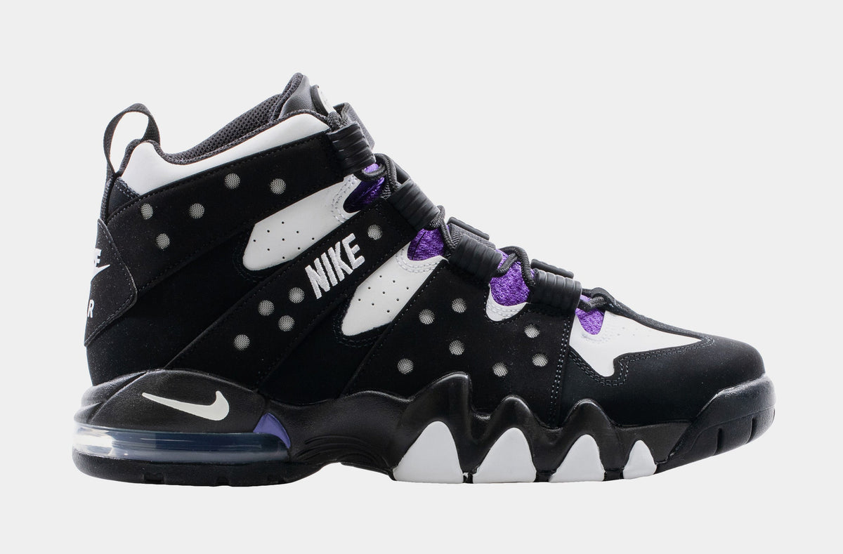 Exclusive Air Max 2 CB 94 Mens Lifestyle Shoes (Black/Pure Purple/White) — 4 — Front View