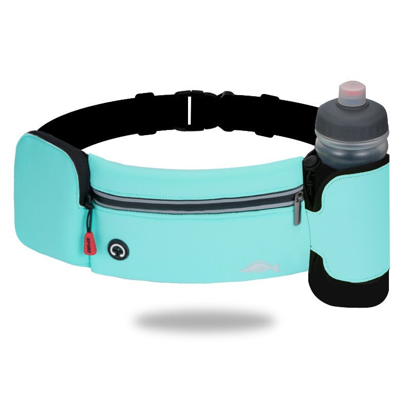 Exclusive Lightweight unisex waist pack with water bottle holder — Black — Size Without kettle — Alternate View 11
