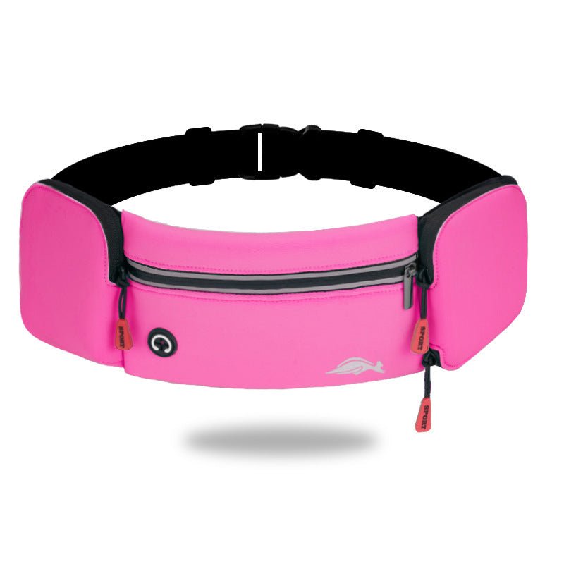 Exclusive Lightweight unisex waist pack with water bottle holder — Black — Size Without kettle — Alternate View 9