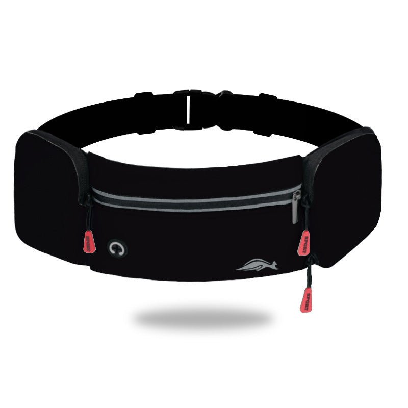 Exclusive Lightweight unisex waist pack with water bottle holder — Black — Size Without kettle — Alternate View 7