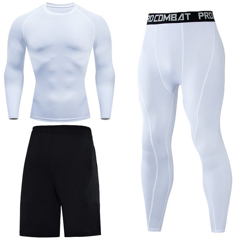 Exclusive Long Sleeve Men's Fitness Clothes — 1 Style — Size S — Alternate View 9