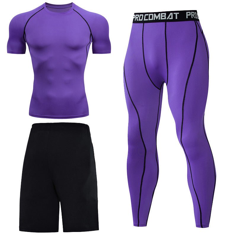 Exclusive Long Sleeve Men's Fitness Clothes — 1 Style — Size S — Alternate View 12