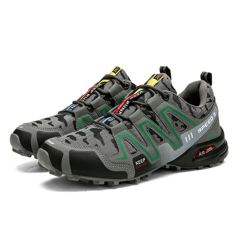 Exclusive Men Hiking Shoes — LIGHT GREY — Size 39 — Detail View