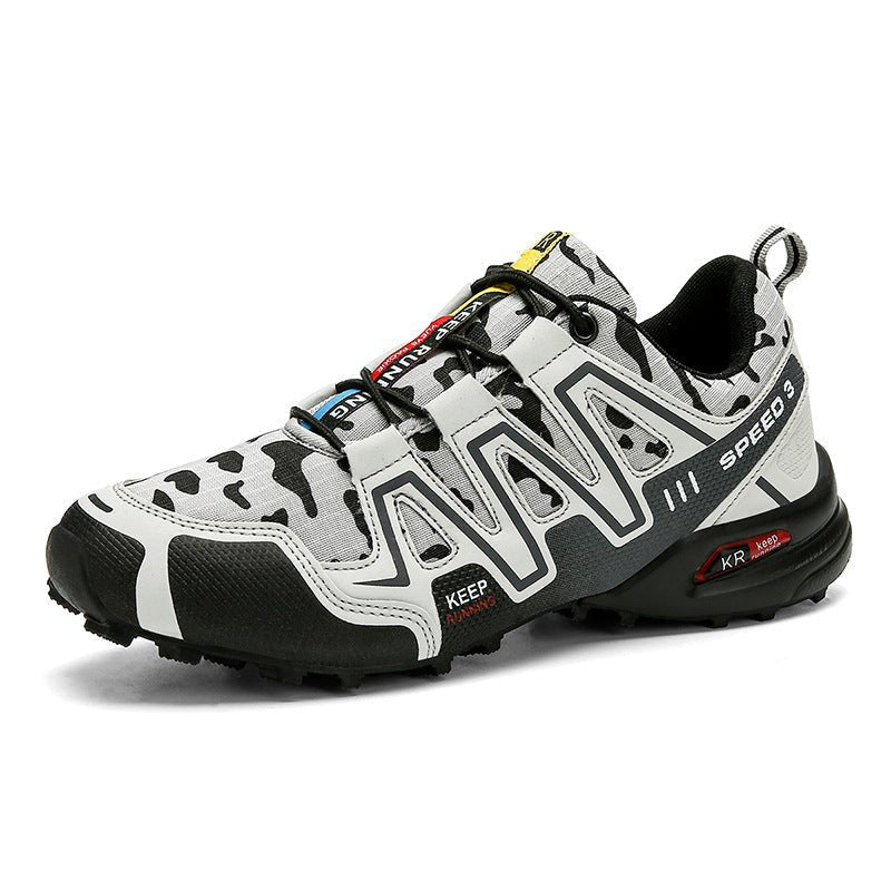 Exclusive Men Hiking Shoes — LIGHT GREY — Size 39 — Lifestyle View