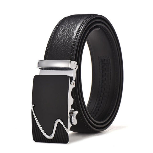 Exclusive Men's automatic buckle belt — 6style — Size 120cm — Back View